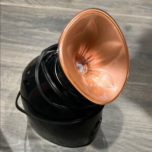 Black and Copper Facial Steamer